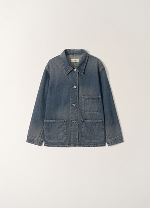 [NOTHING WRITTEN] Denim work jacket (Light indigo, W) 正規品 韓国ブランド 韓国通販 韓国代行 韓国ファッション ナッシングリトゥン 日本 店舗