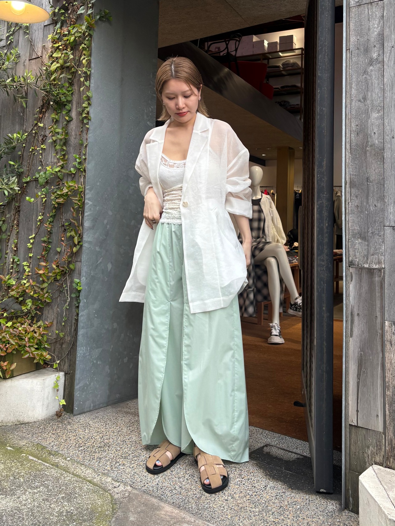 【26SS】nagonstans ナゴンスタンス / パンツ / circle pants - 4