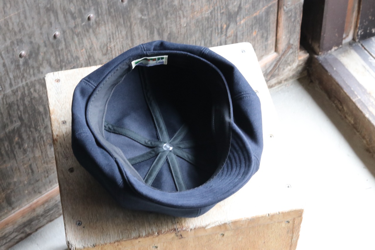 乘鞍印　モールスキン ツバ付きベレー帽