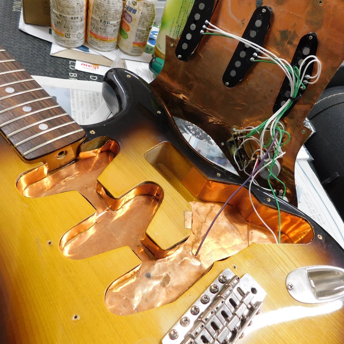 中古 FERNANDES フェルナンデス FST-65T 石ロゴ ギグバック付き | マルヤ