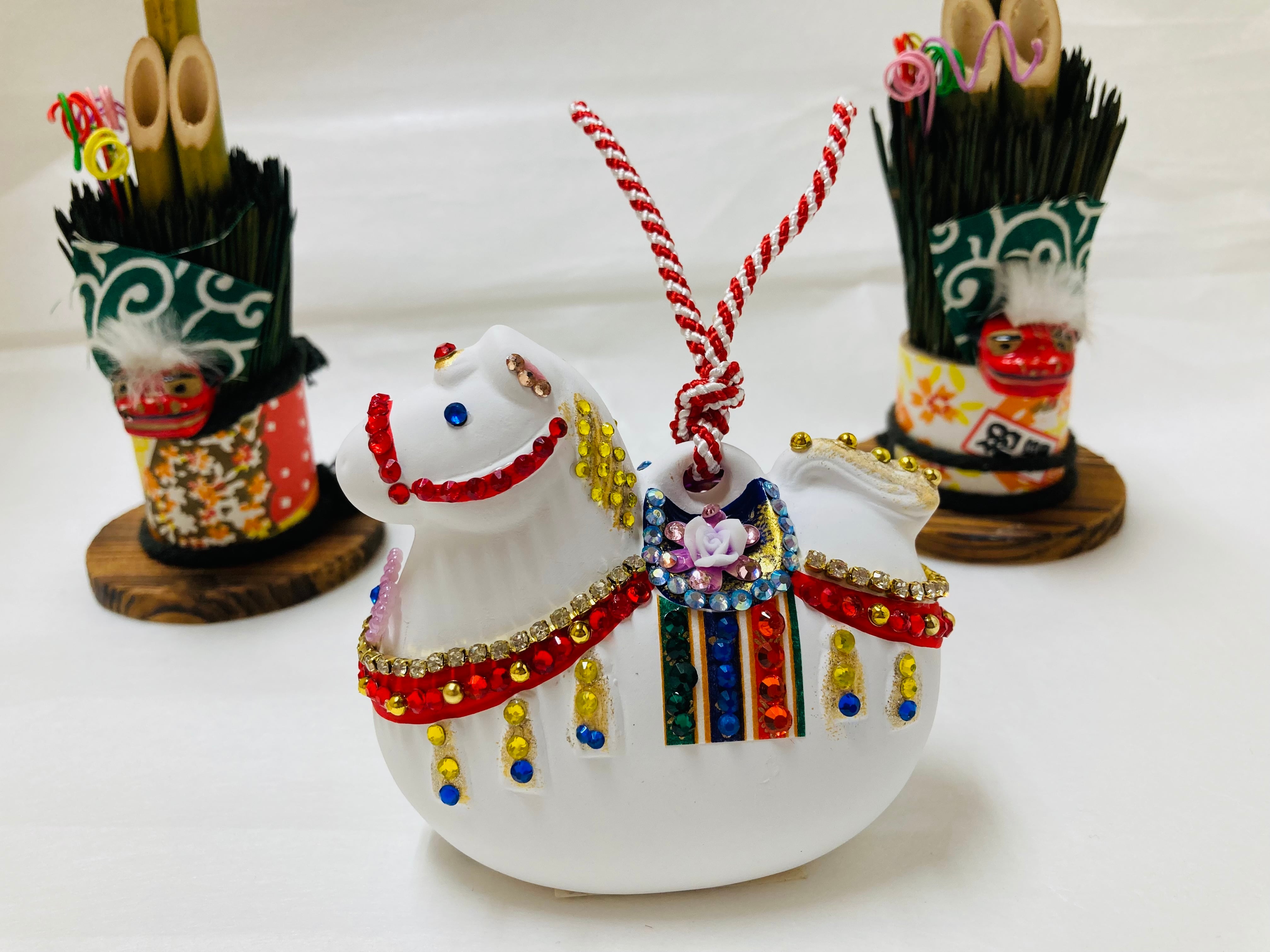 2026年度金運丙午金馬マスコット土鈴 | azmanekineko