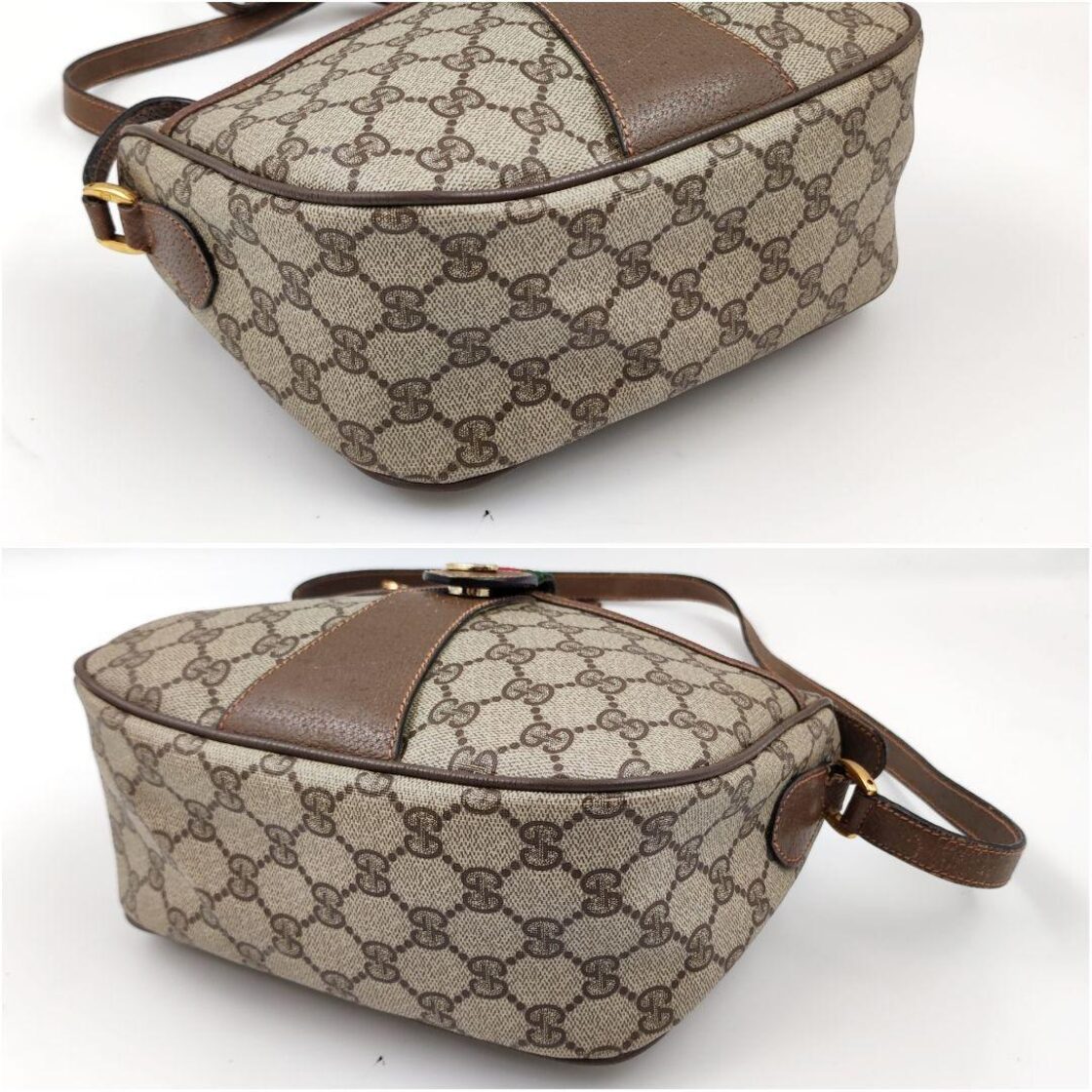 オールドグッチ 1242 OLD GUCCI ショルダーバッグ アクセコ GG柄