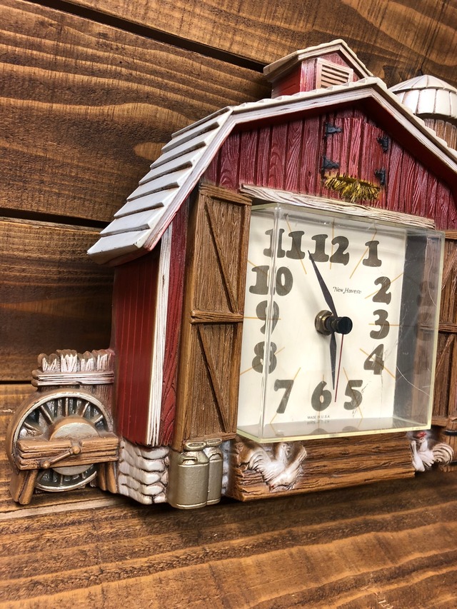 BURWOOD WALL CLOCK「BARN」壁掛け時計 納屋 | MOTORROCK KUSTOMSHOP 