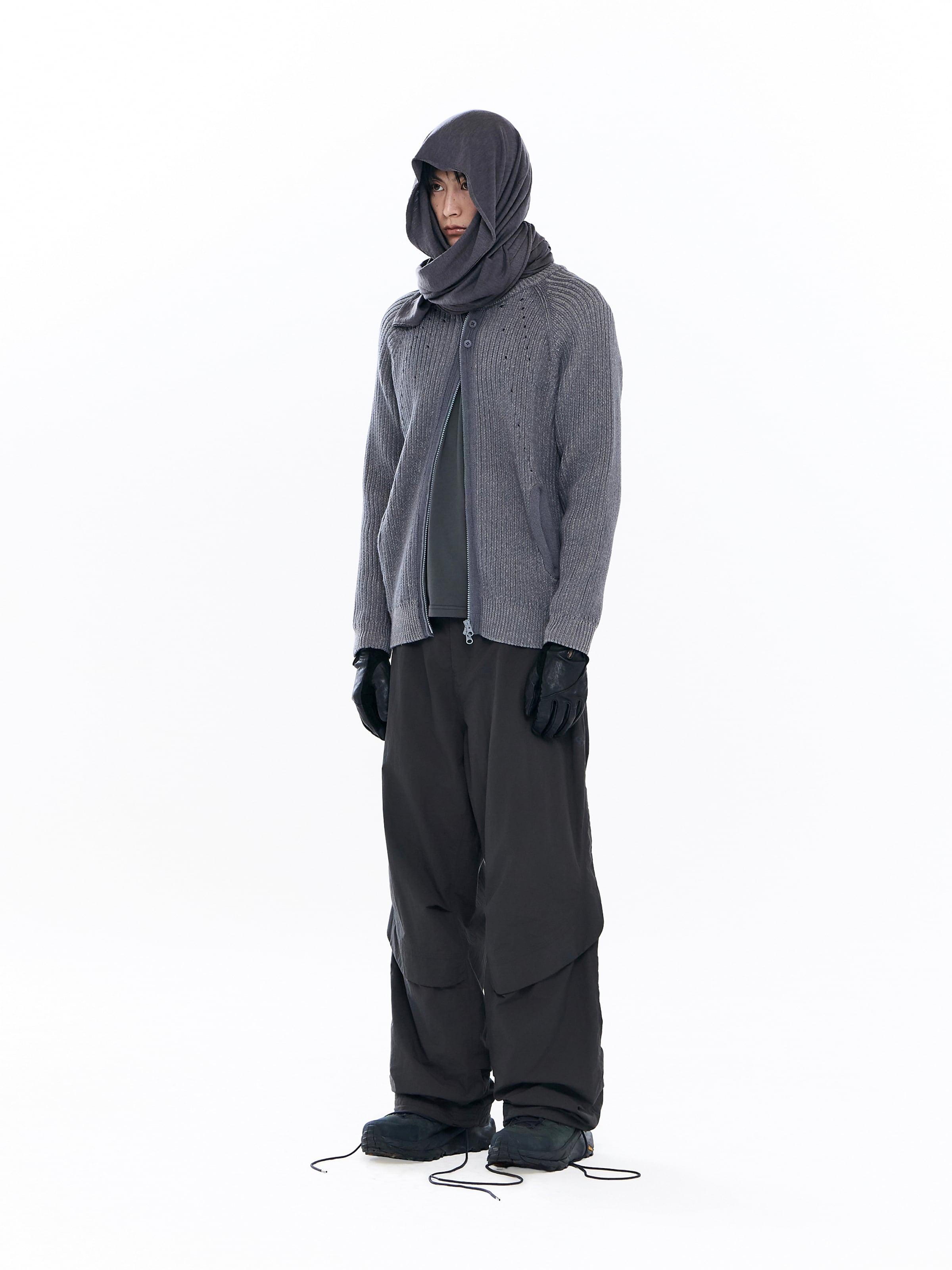 26AW | MEN】 SAN SAN GEAR サンサンギア / ジップアップニット