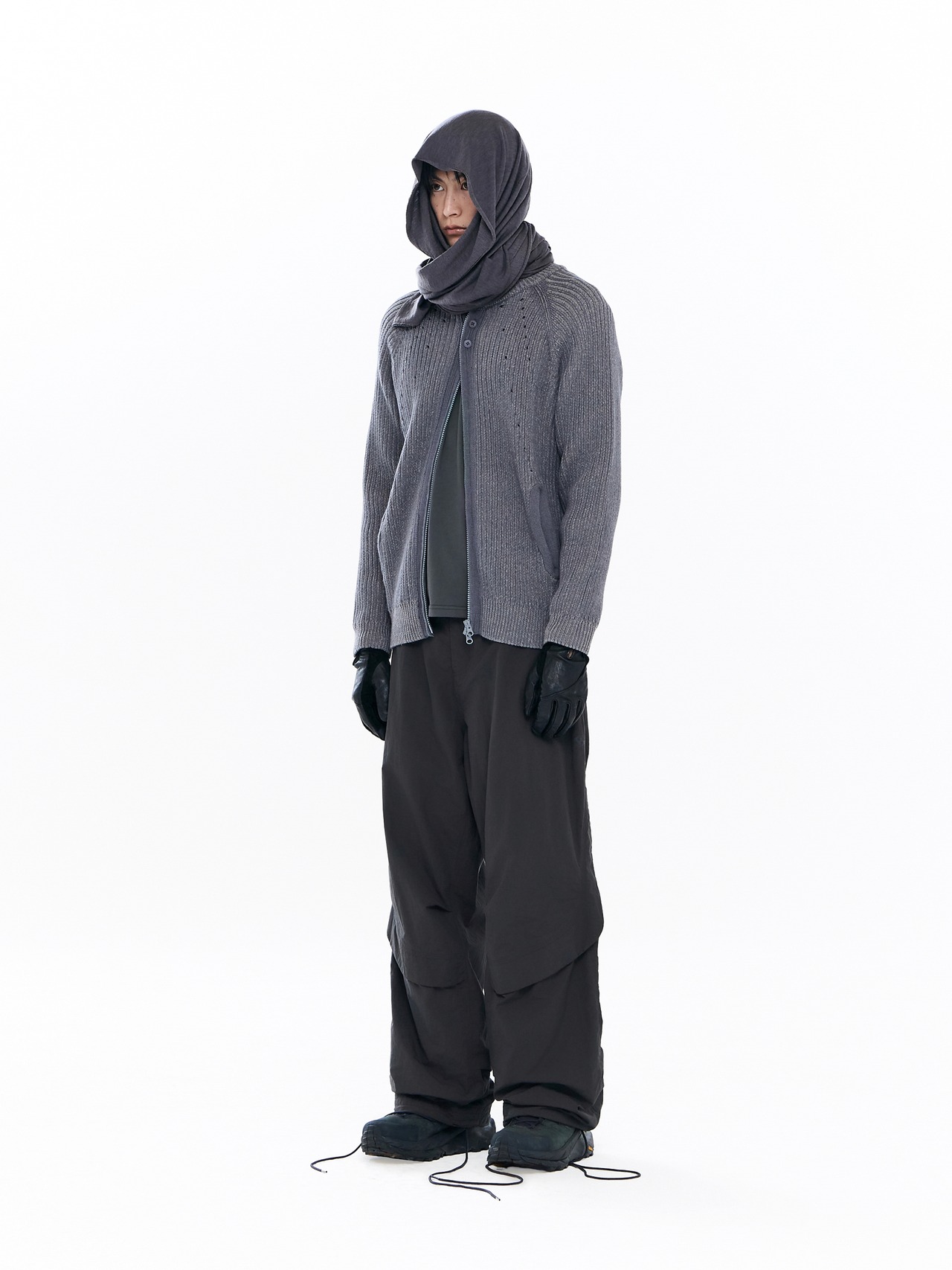 【26AW | MEN】 SAN SAN GEAR サンサンギア / ジップアップニット / BUTTON ZIP-UP KNIT / SG26FWOTZK001 - 8