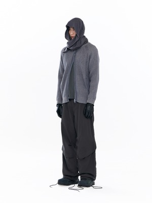 【26AW | MEN】 SAN SAN GEAR サンサンギア / ジップアップニット / BUTTON ZIP-UP KNIT / SG26FWOTZK001