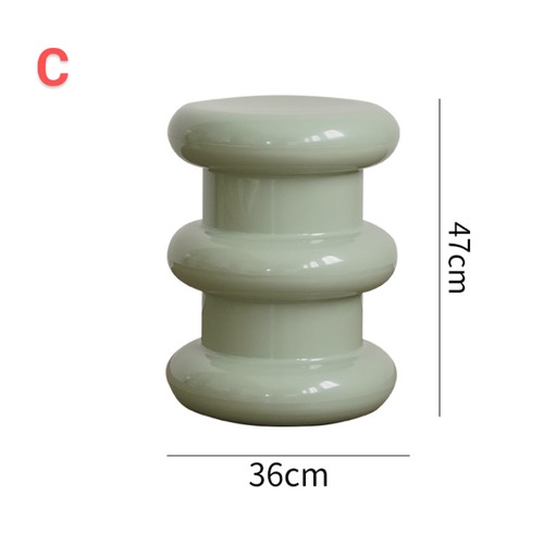 おしゃれ ロースツール 丸型 北欧 クリームカラー 小型チェア 靴脱ぎ用 スツール サイドテーブル ソファ リビングルーム 寝室 カフェ レストラン 一人暮らし 可愛い コンパクト 省スペース