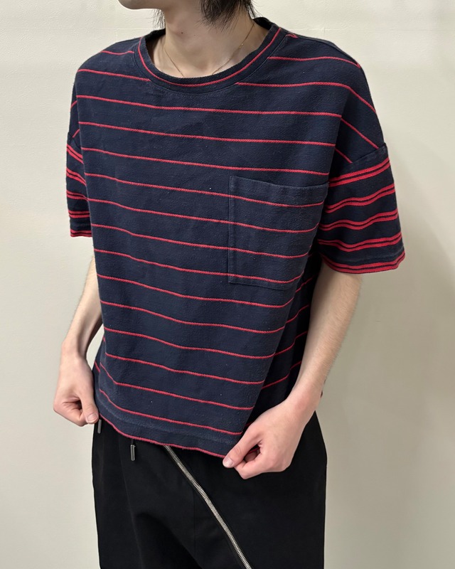 【2017/SS JILSANDER】border switching box t-shirt