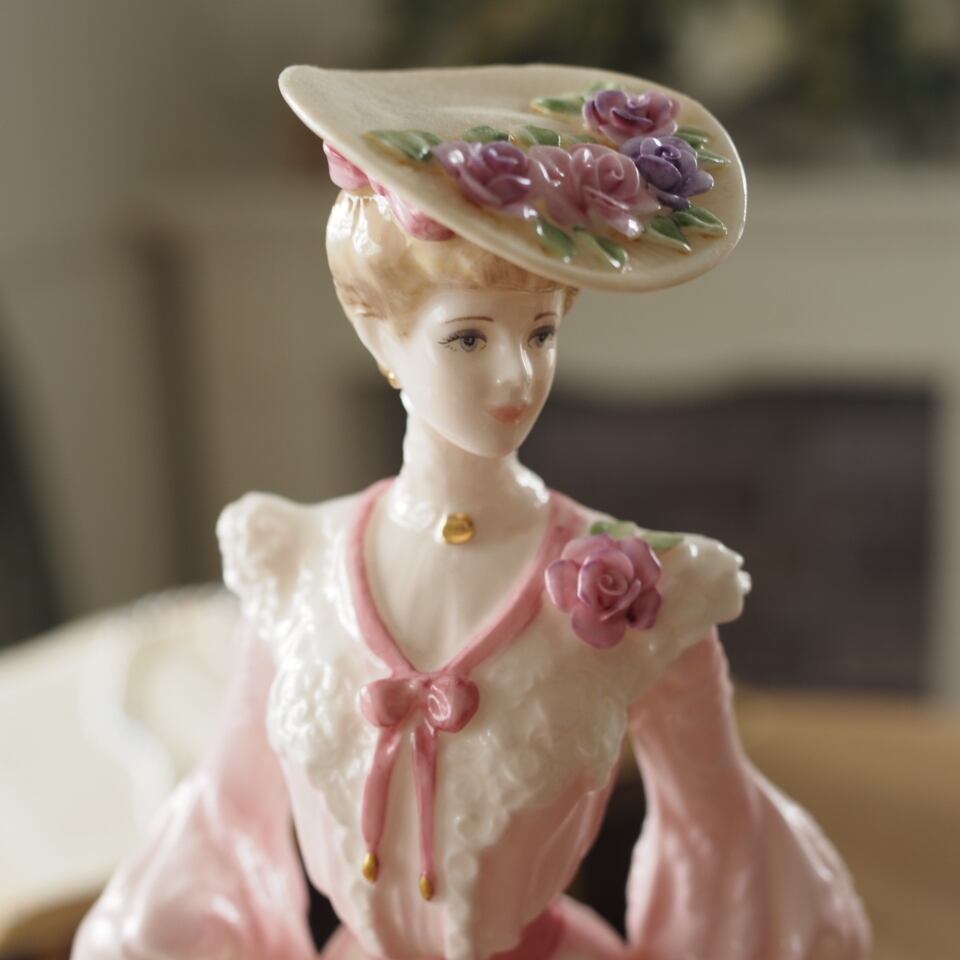 希少 英国コールポートフィギュリン LADY CAROLINE F9 | antique