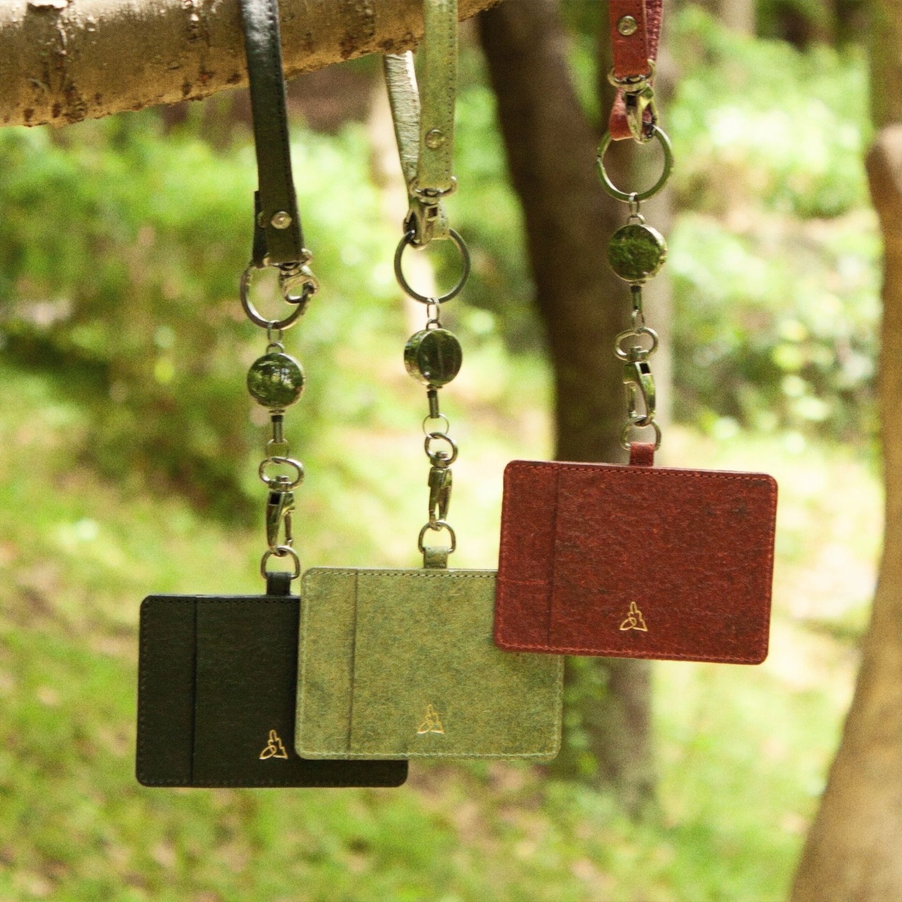 【セット】ID/パスケースKhidki＋ストラップLoop　ライトインディゴ