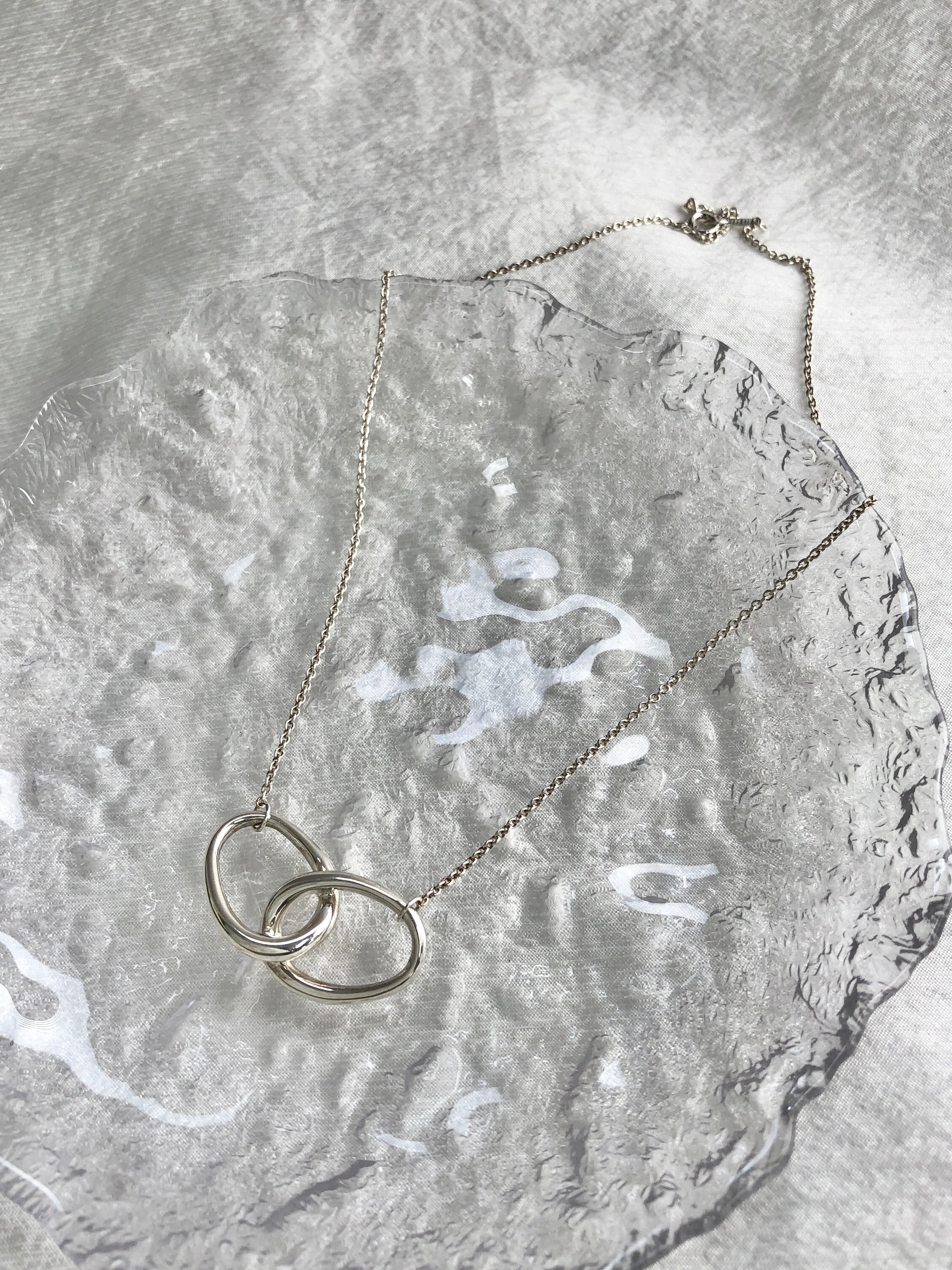 Tiffany & Co. ティファニー ネックレス シルバー ダブルループ 925