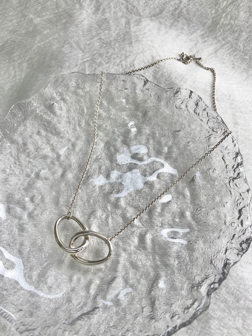 Tiffany & Co. ティファニー ネックレス シルバー ダブルループ 925 vintage ヴィンテージ オールド v3e3tx