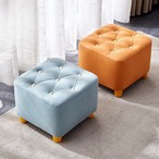 小さいスツール 無垢材 スツール 高さ28cm ５カラー ブルー ダークグレー ブラウン 家庭用 玄関椅子 靴用スツール コーヒーテーブル用スツール 大人用 子供用 小さなスツール リビングルーム用 ドア用スツール