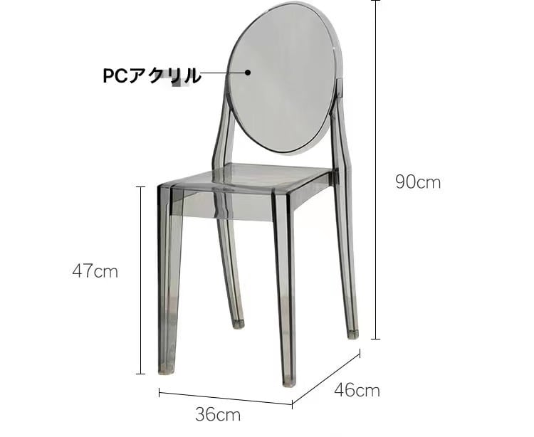 colorful clear chair | The Blue Planet