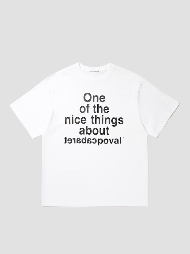 CABARET POVAL / NICE THINGS TEE - WHITE