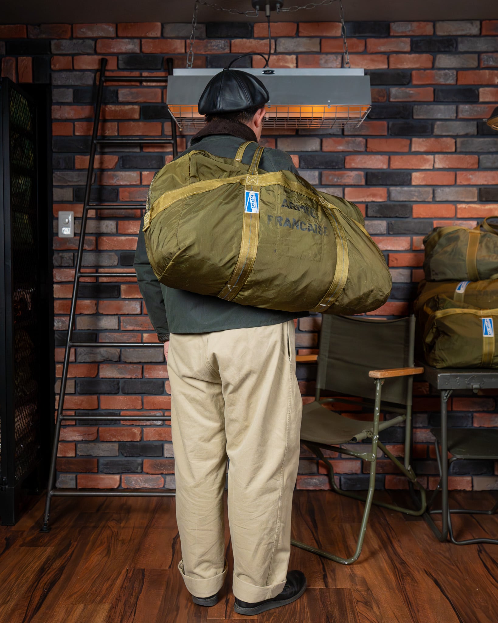 French Air Force 80-90s Paratrooper Bag 65L フランス空軍