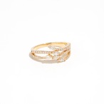 ダイヤモンド デザインリング K18 / 0.650ct