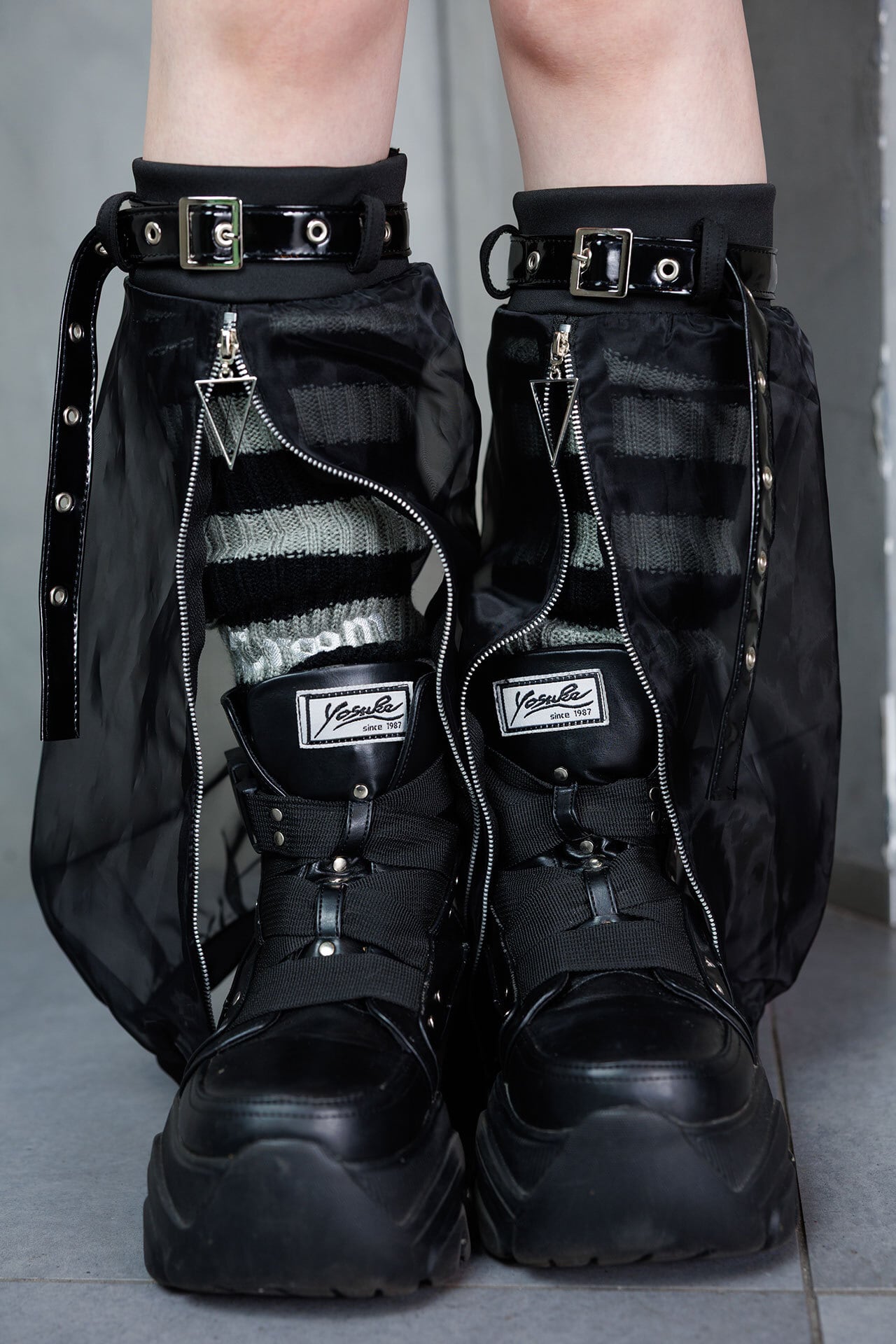 シアーボーダーレッグウォーマー 【CR25372】 | Cr∞m