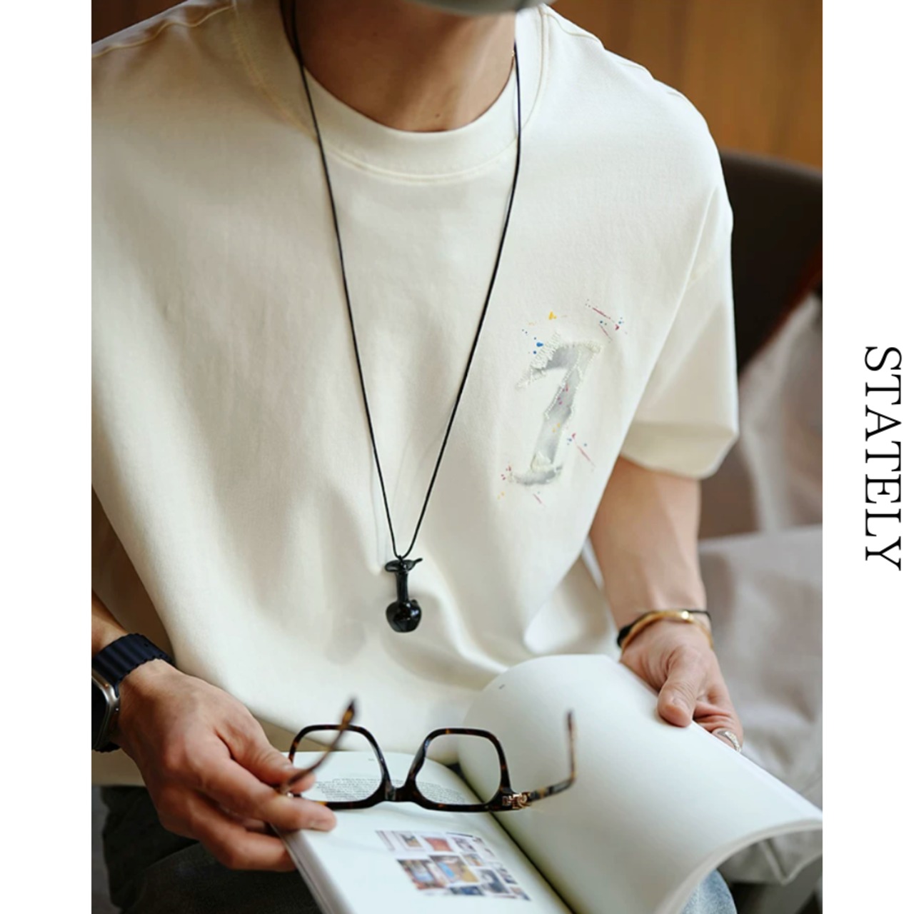 Paint Stitch アートTee/2color_T242・画像3
