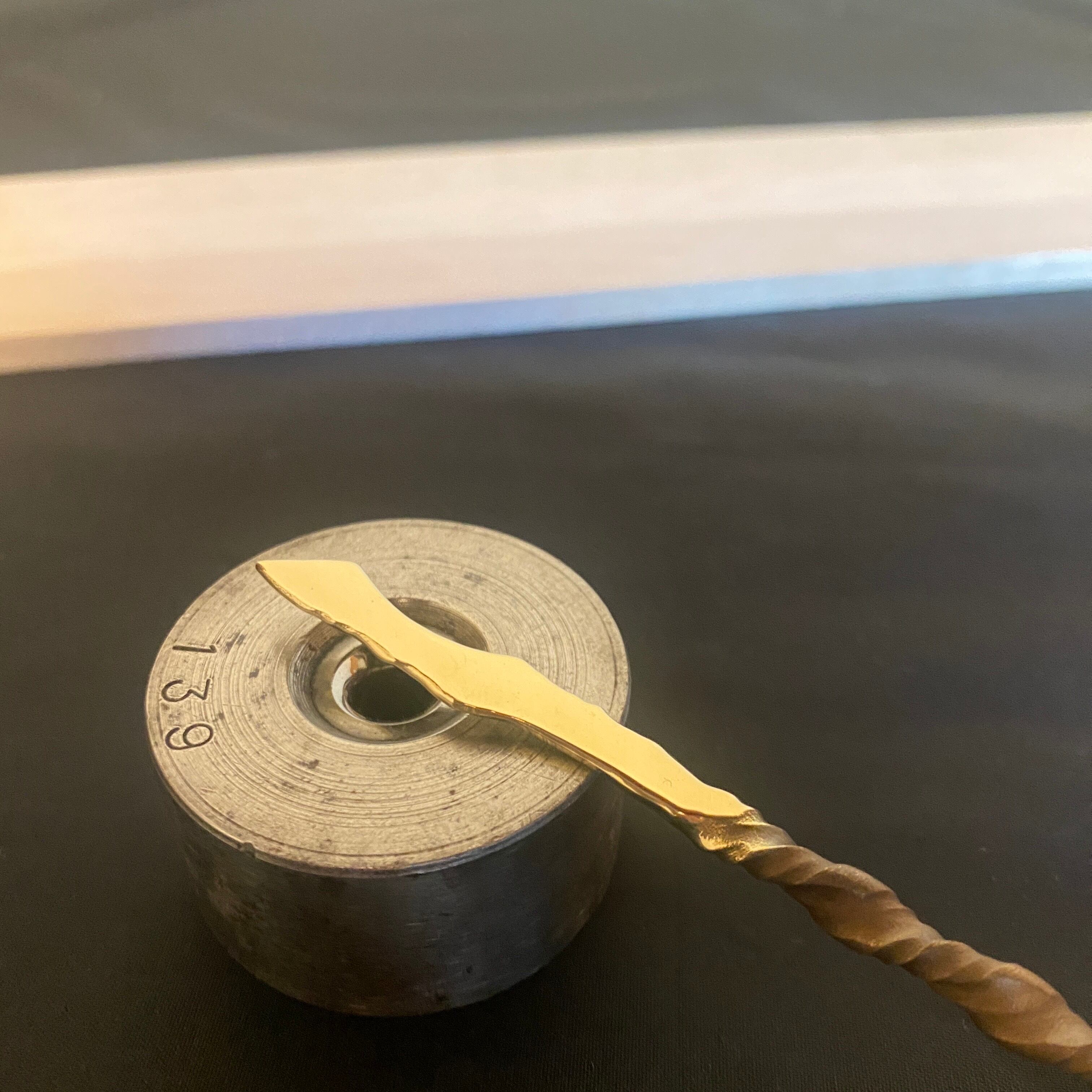 ソイルスティック 根かき棒 アンティーク 与一（約幅4.5mm 長さ20cm