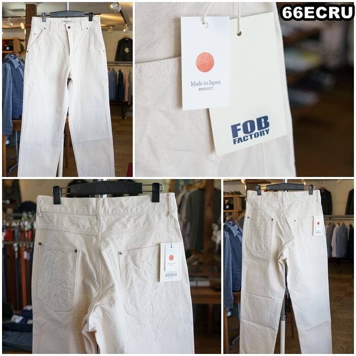 FOBFACTORY エフオービーファクトリー F0530 コットンダック ワーク