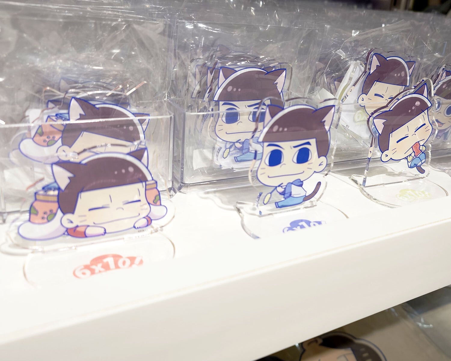 おそ松さん10周年記念POPUP】アクリルスタンド(ネコメンズ) 全6種