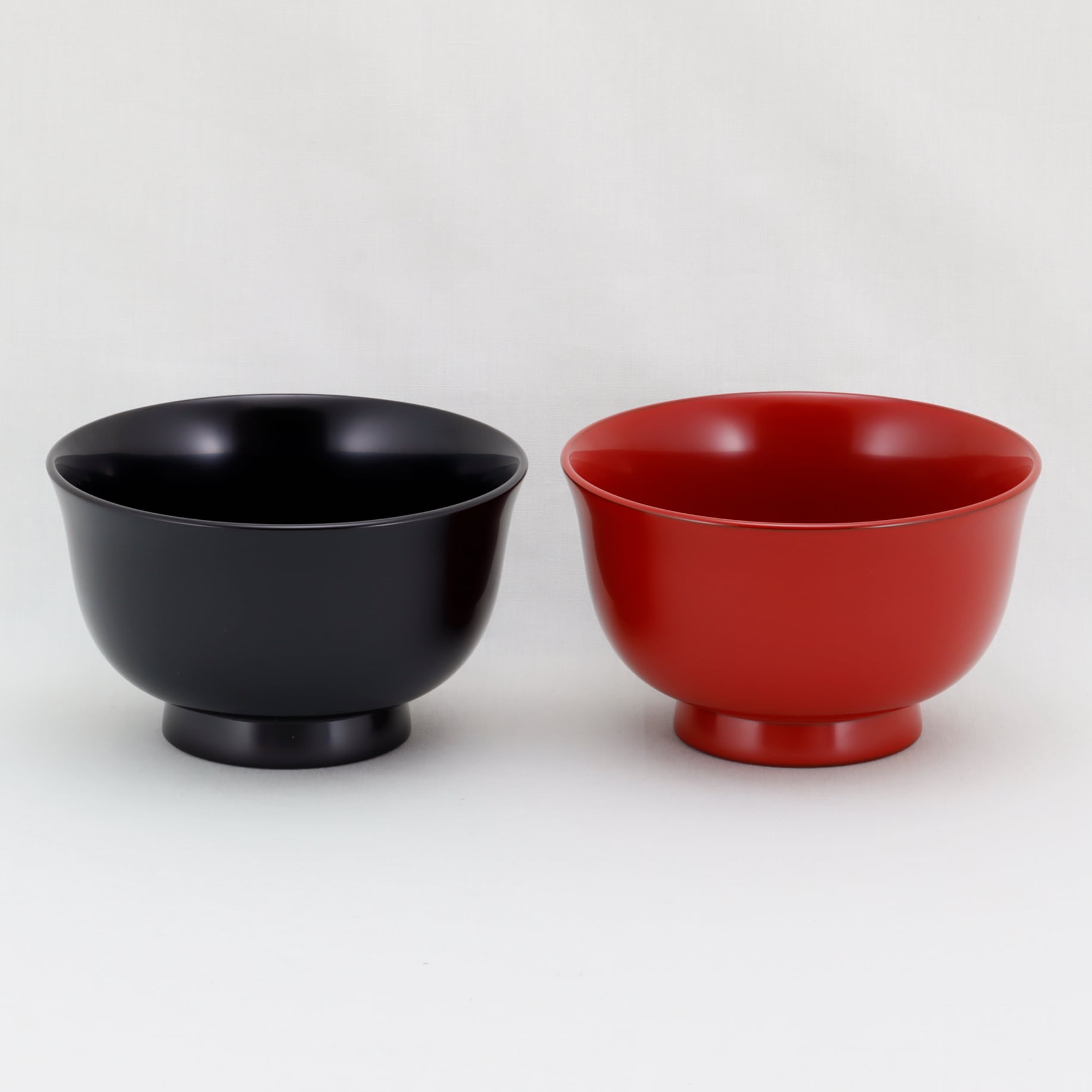 11-A 輪島塗 夫婦汁椀／端反形大／黒・朱塗 | 輪島塗 加藤漆器店 公式