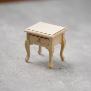 020-30150　ミニチュア家具　＊1/12サイズ＊　cabinet&shelf　ベッドサイドテーブル