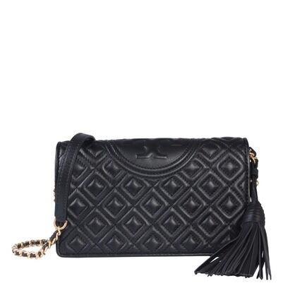 TORY BURCH トリーバーチ ショルダーバッグ ロゴ入り レザー TORY BURCH トリーバーチ ショルダーバッグ ロゴ入り レザー