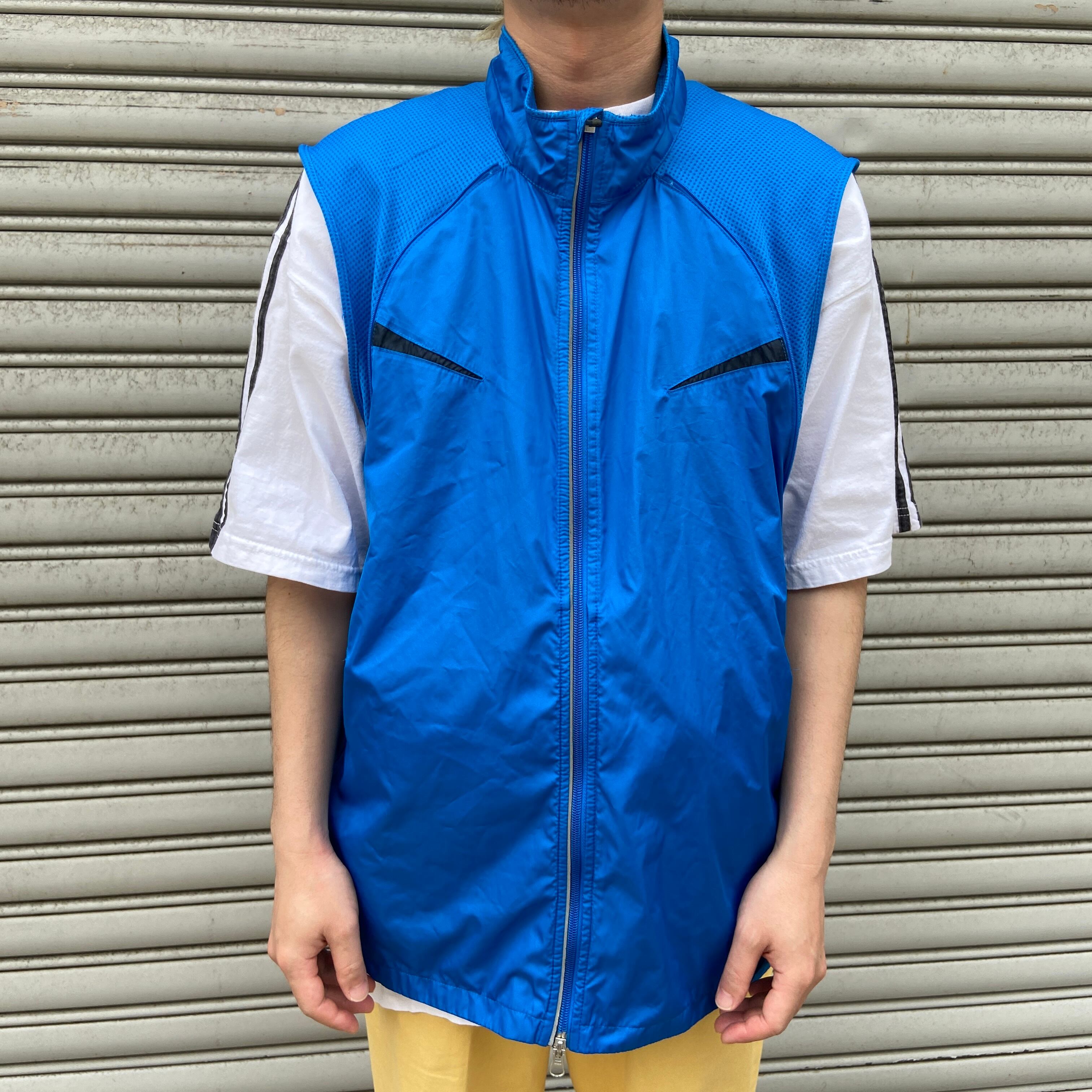 NIKE ナイキ 2WAYジャケット サイクルジャケット ブルー XL | 古着屋 Uan