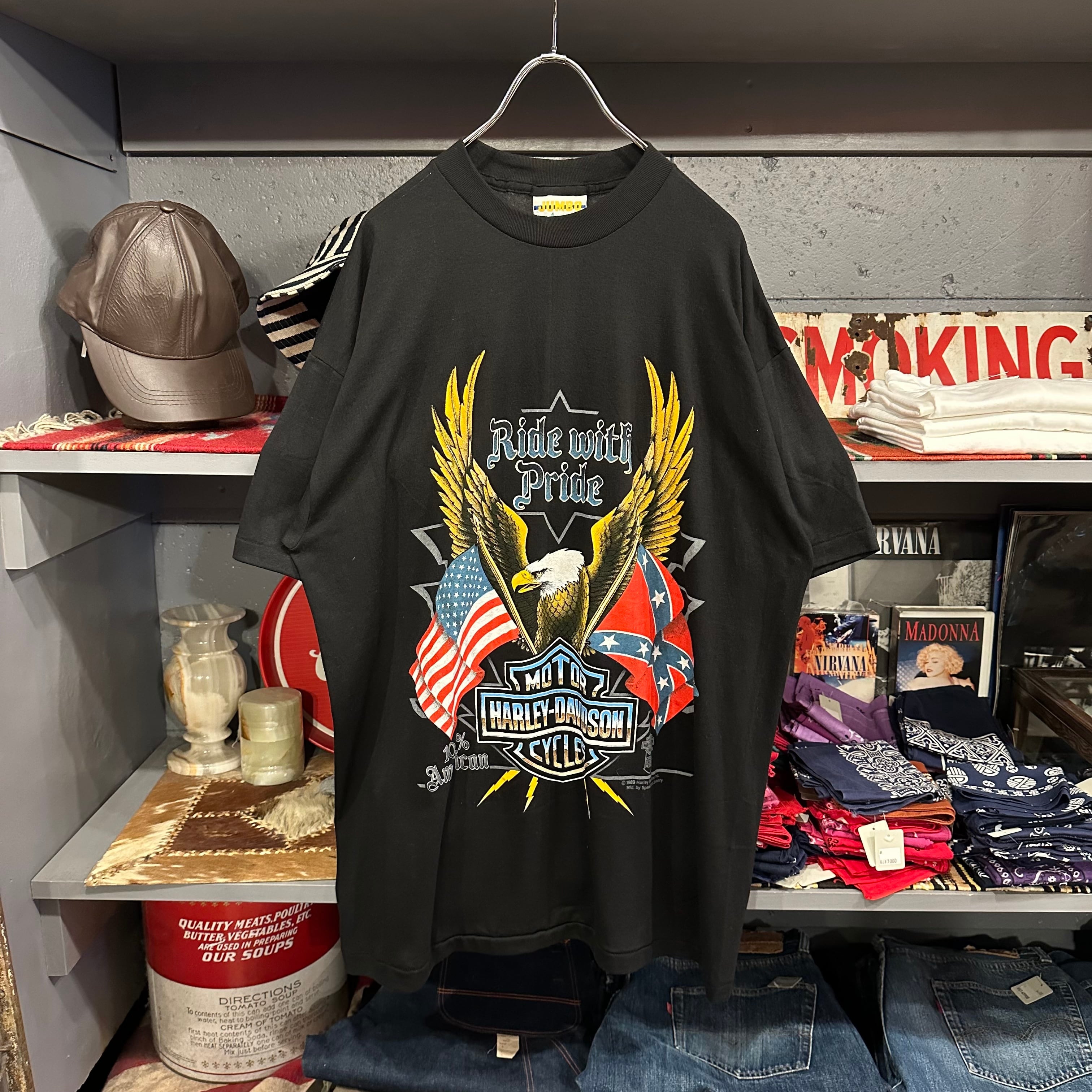 超希少】80s Harley Davidson Tシャツ ビンテージUSA製 - Tシャツ