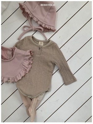 【bebeholic】ラビリブスーツ／ベージュ（55~85cm）