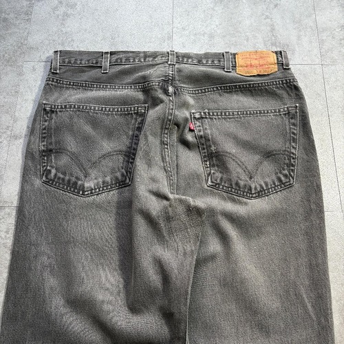 【W38 L32】00s usa levi's ブラック 550 詳細写真14