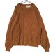 [VAN HEUSEN] Vintage Cotton Linen Cable Knit [1990s-] Vintage CrewNeck Cable Knit