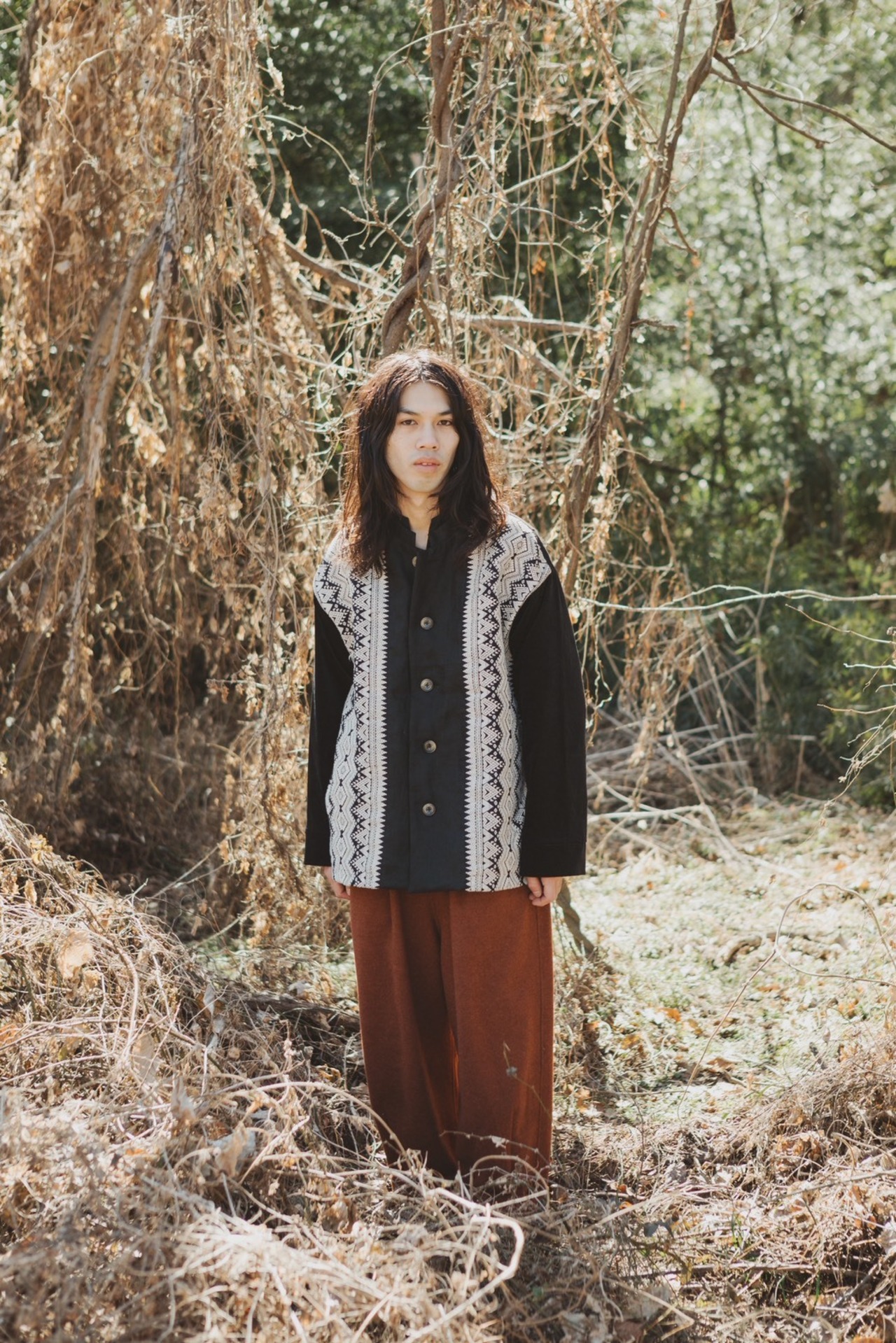 【suie】Lao Handwoven Jacket／ラオス手織りジャケット