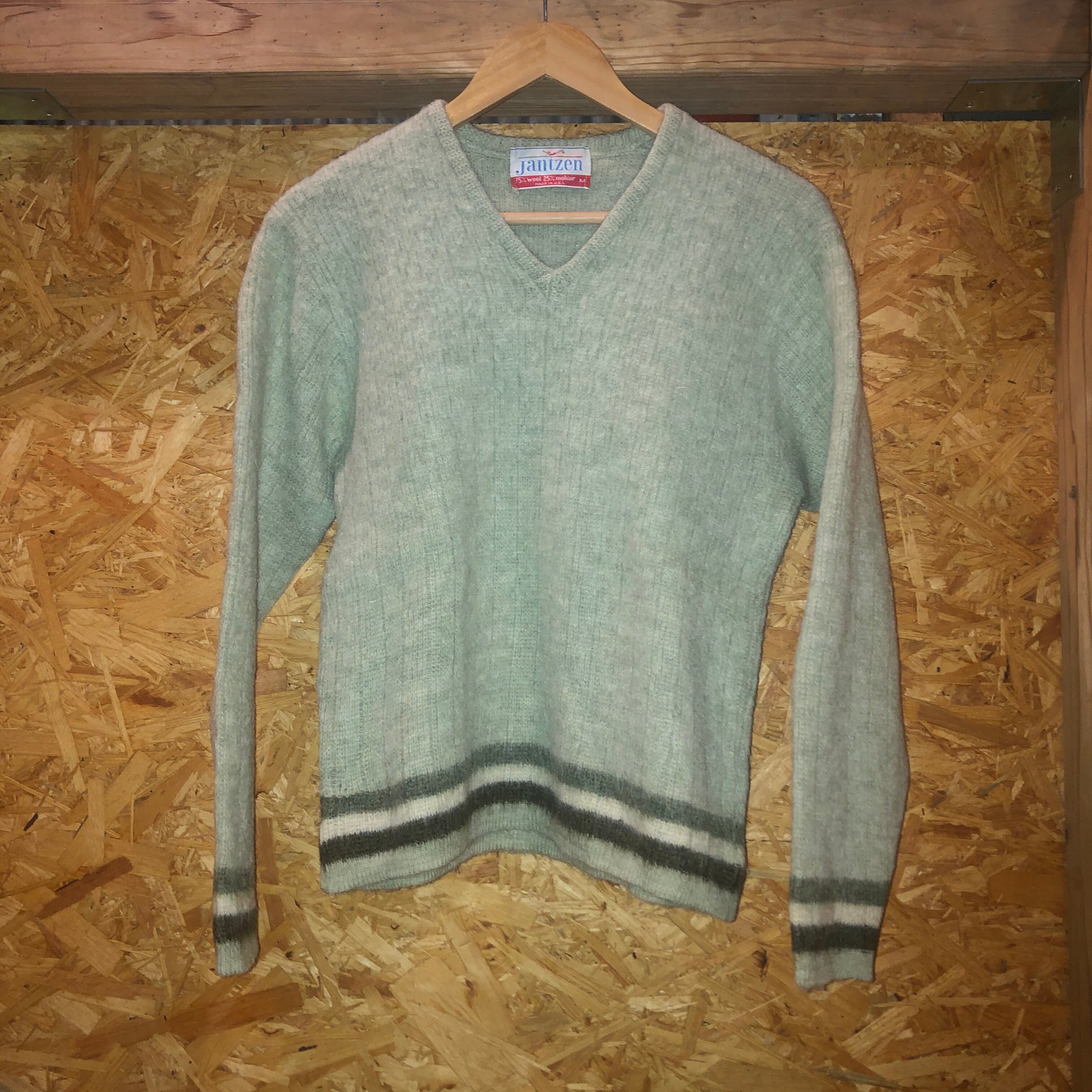 60's JANTZEN モヘアニットセーターmohair wool k-203輸入古着