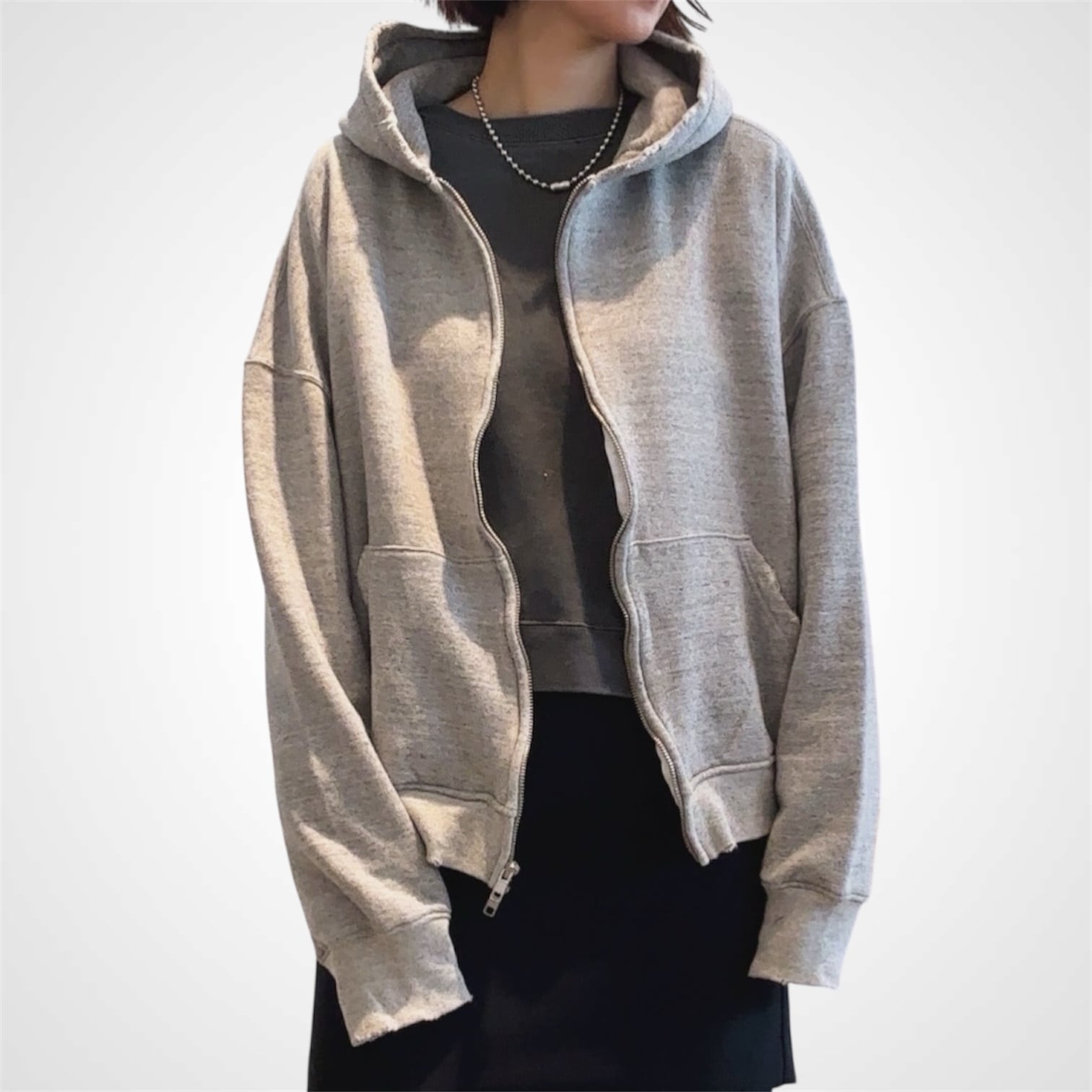 INSCRIRE Damaged Sweat Hoodie
