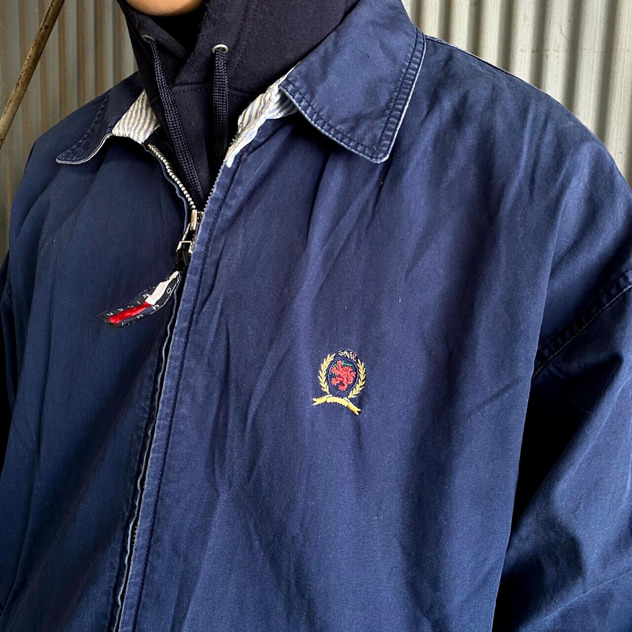 90年代 TOMMY HILFIGER トミーヒルフィガー スイングトップ メンズL