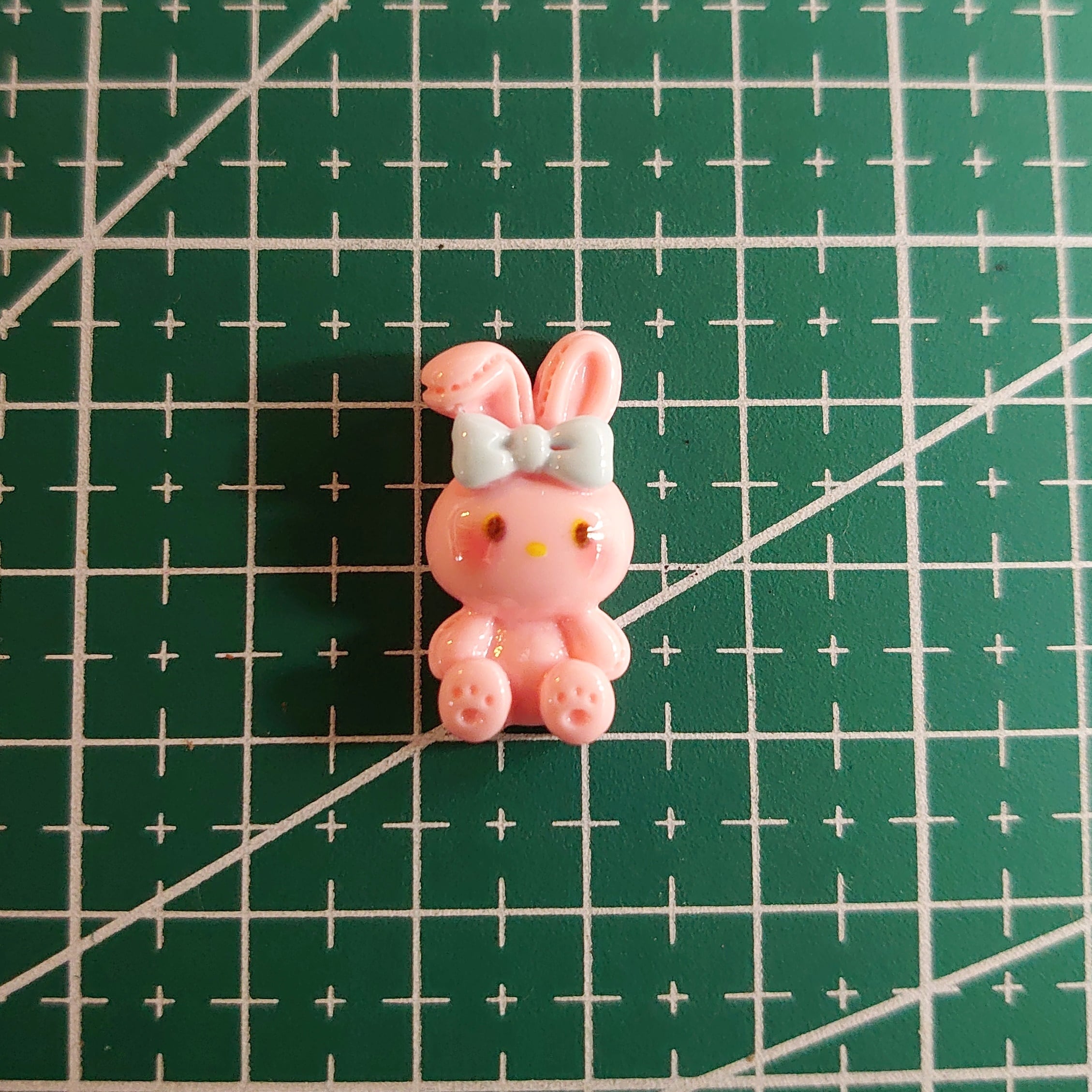 ピンク ウサギ デコパーツ D89 | mignon