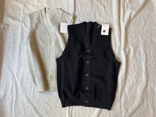 crepuscule / Moss Stitch V/N Vest