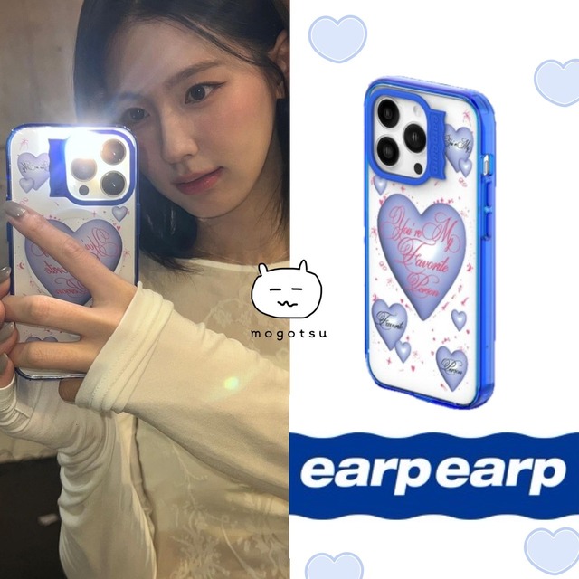 ★(G)I-DLE ミヨン 着用！！【earpearp】SOLID HEART OBJECT-BLACK
