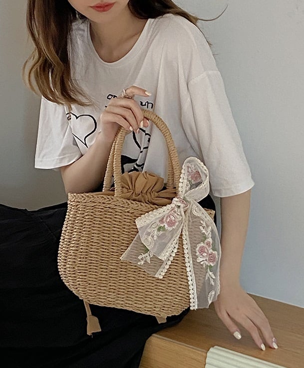 Sanjucos】 若々し 編み込みバッグ ストローバッグ レディース Sanjucos】 若々し 編み込みバッグ ストローバッグ レディース