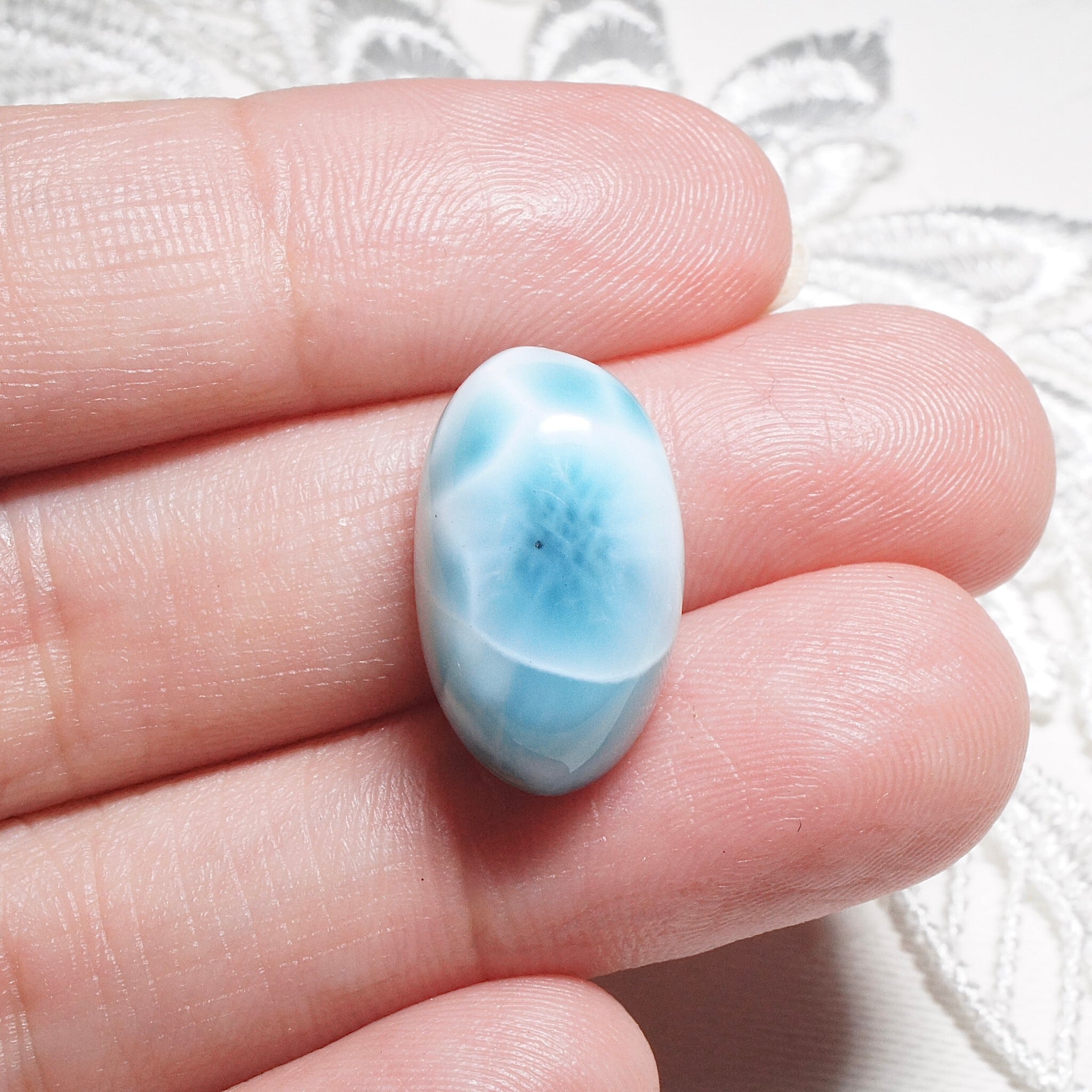 えびあ作品》ラリマー ルース ドミニカ共和国産 E | EBIA Crystal