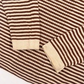 PRIMATTIVO HANAE MORI ハナエモリ プリマッティーボ ボーダー ニット セーター L/ベージュ系 レディース