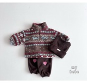 韓国子供服 / 26winter / my bebe / ボアアノラック / キッズ / 冬服 *XS~XL*