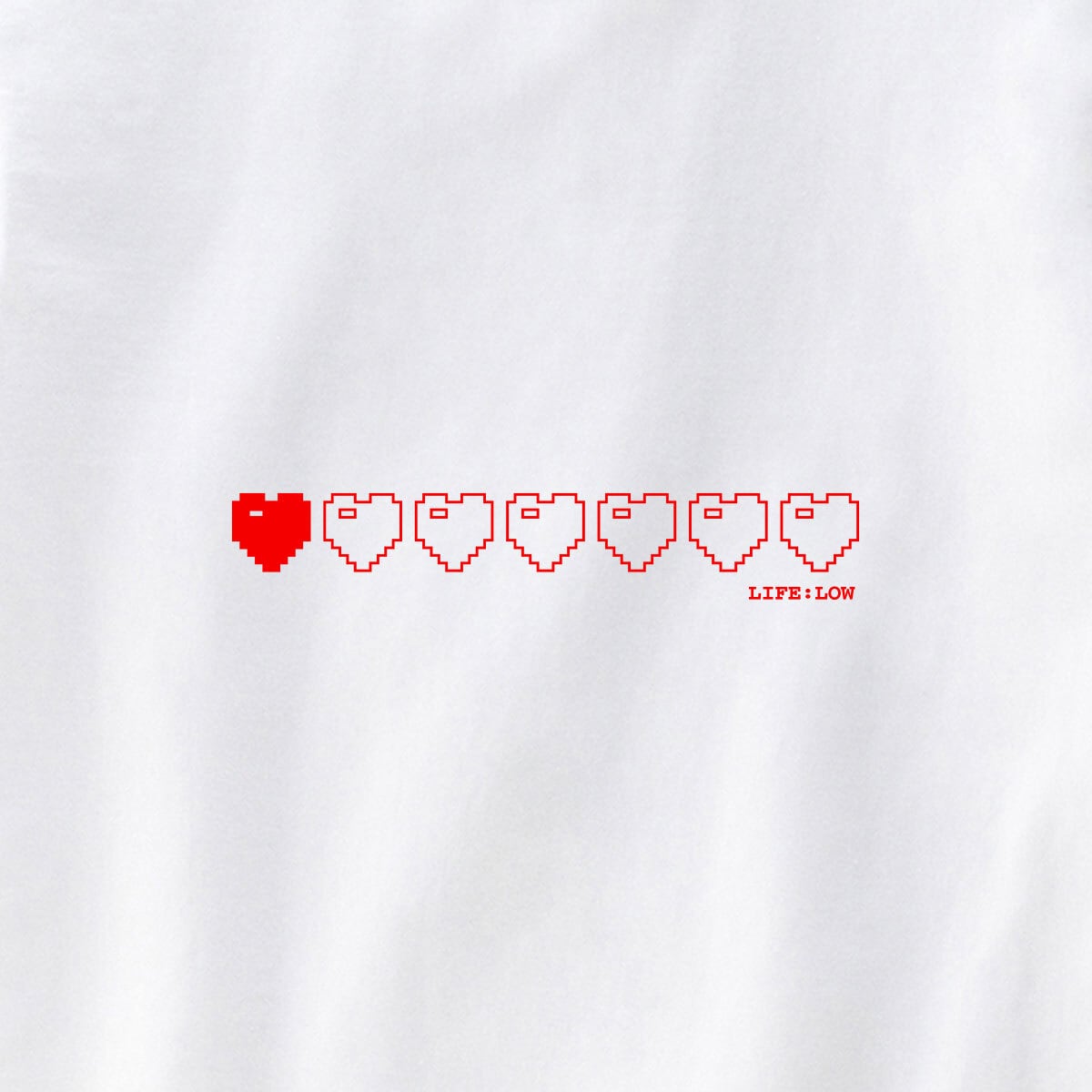 ライフ LOW おもしろゲームTシャツ os63