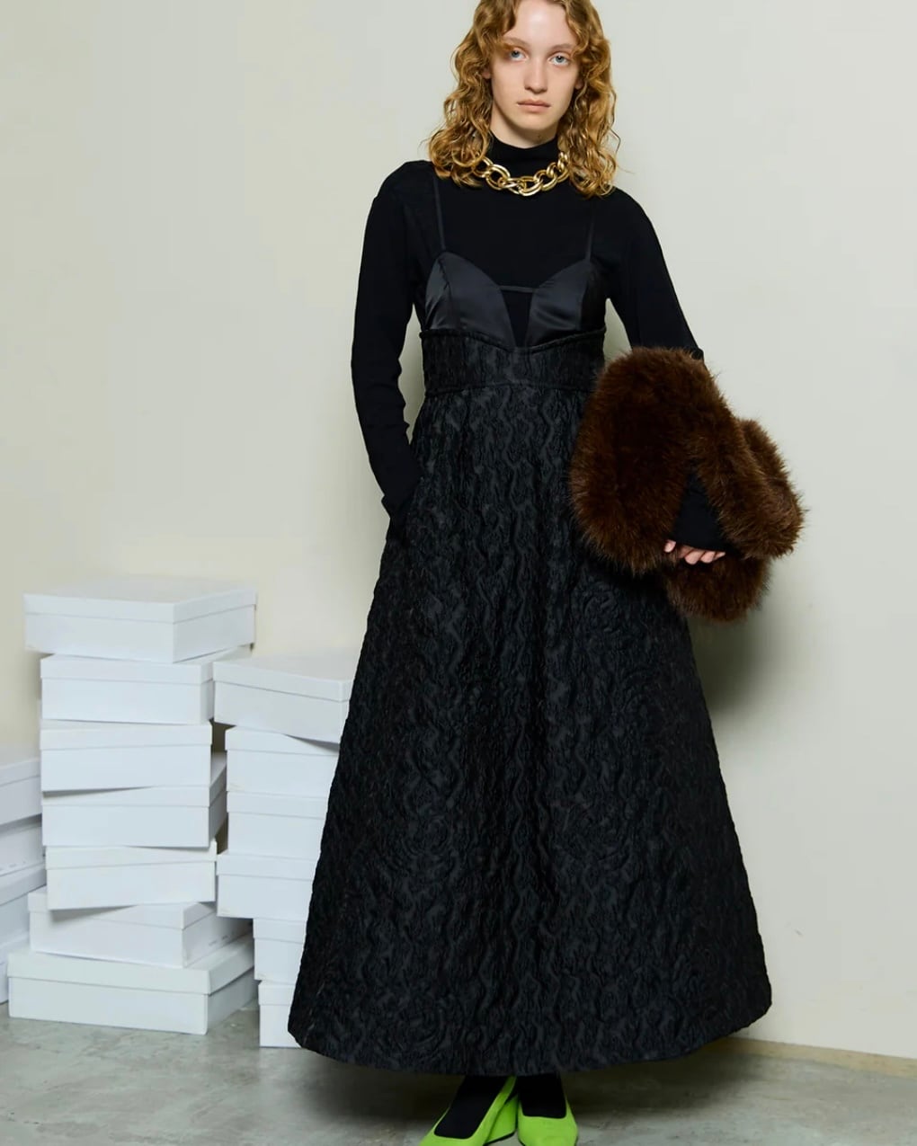 CFCL】POTTERY SHORT SLEEVE DRESS | idealclasse