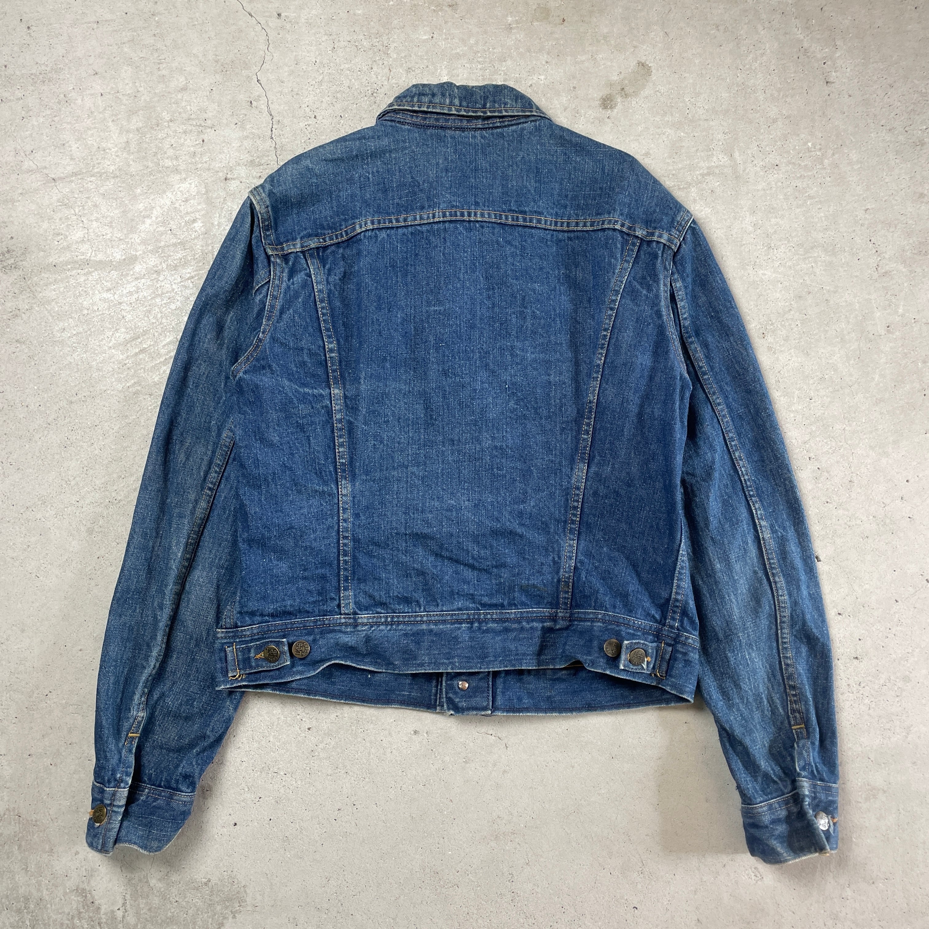 70〜80年代 ベルギー製 ユーロ Lee リー デニムジャケット メンズM相当 