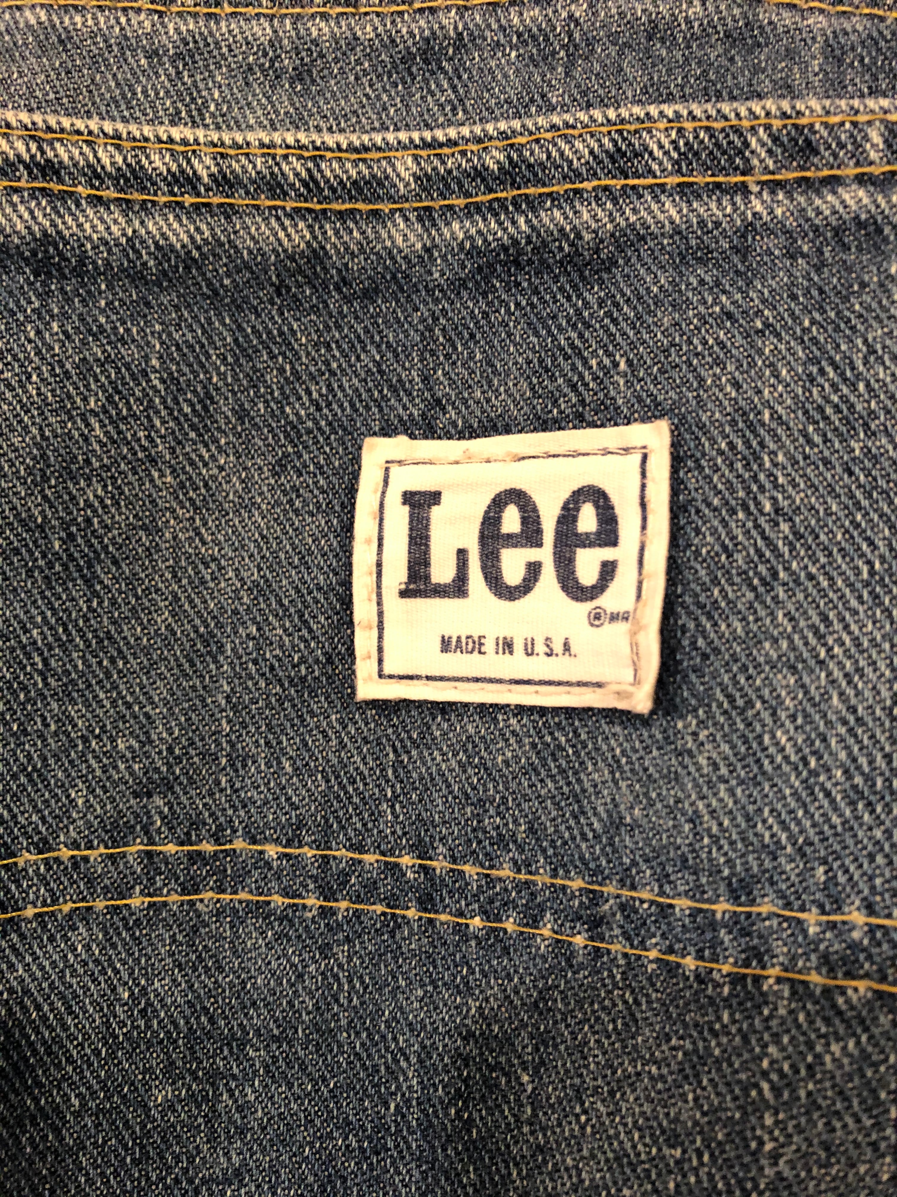 1970s Lee BOSS OF THE ROAD 88 デニムロガーパンツ | Vintage Select ...
