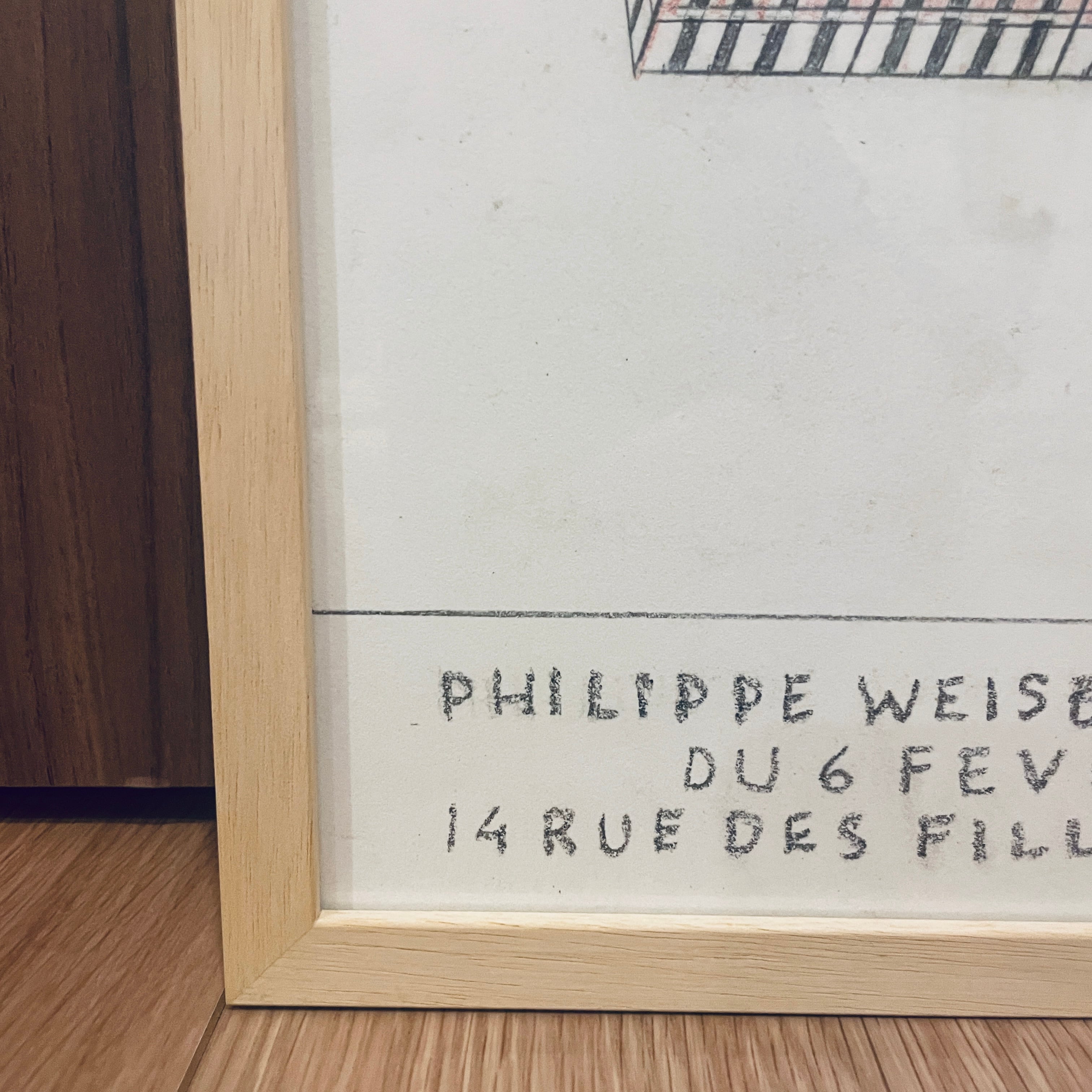 【フランス限定】額装付き『フィリップ・ワイズベッカー』展示2020希少ポスターart